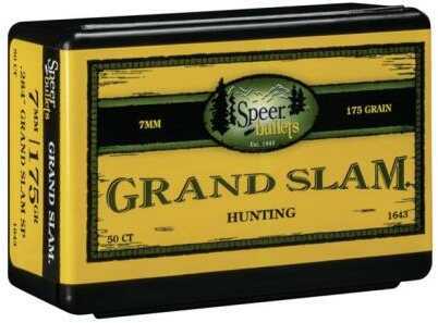 Speer 7MM Caliber 175 Grain Grand Slam Protected Point 50/Box Md: 1643 Bullets